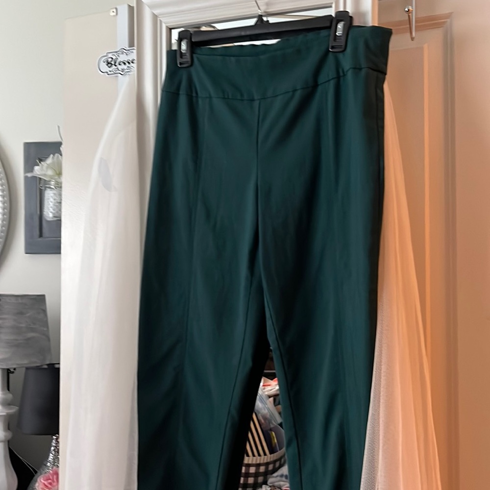 Zach & Rachel stretch trouser in true forest green